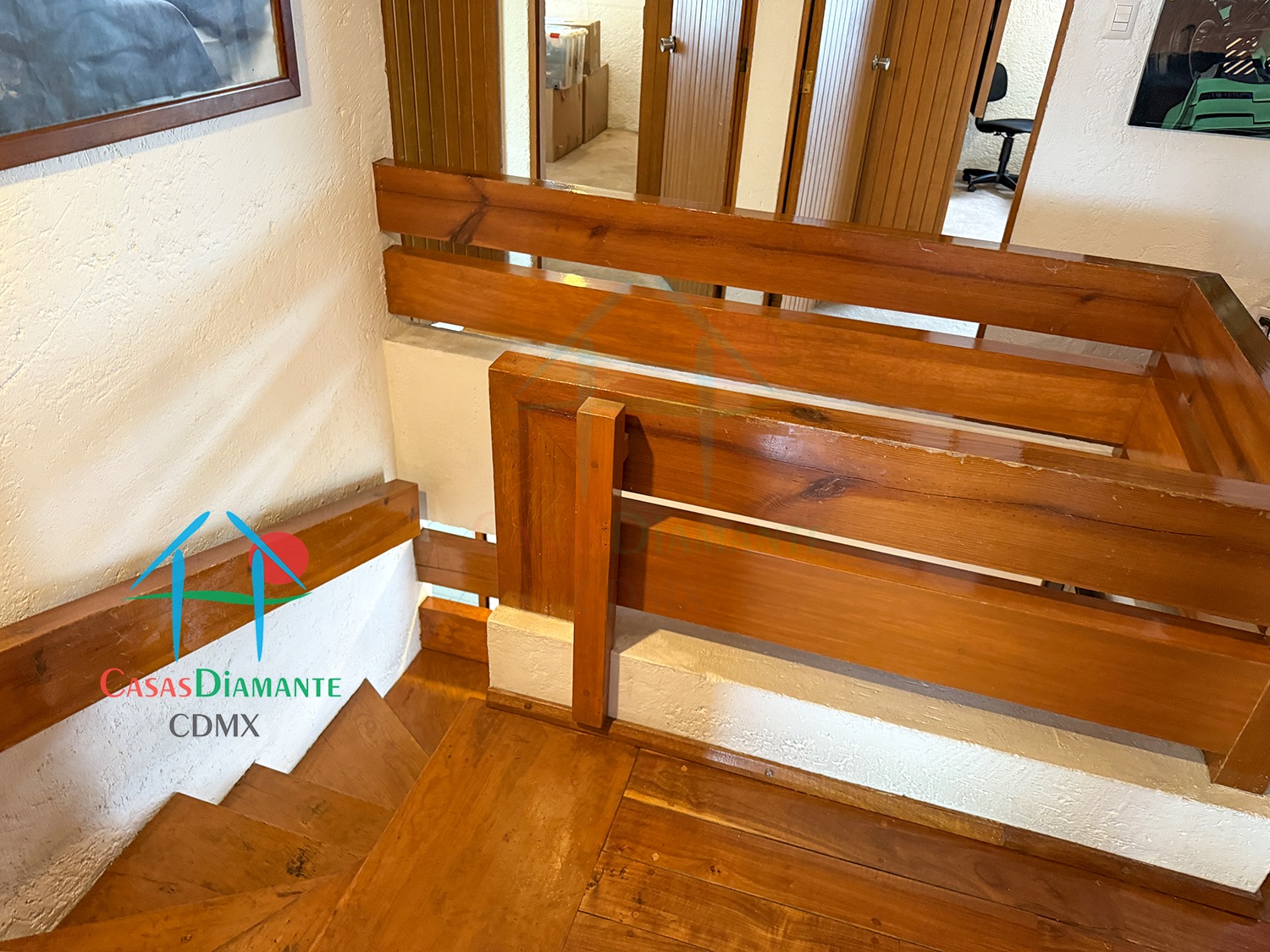 Desierto de los Leones Casa Claudia EHIB - Escaleras 5 Desierto de los Leones Casa Claudia EHIB - Escaleras 5